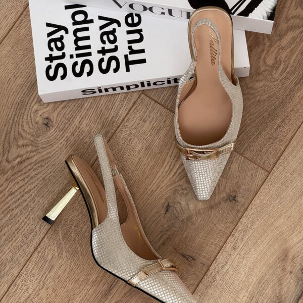 SHOES GOLD ZEZ/001