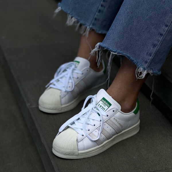 ADIDAS SUPERSTAR WHITE/GREEN