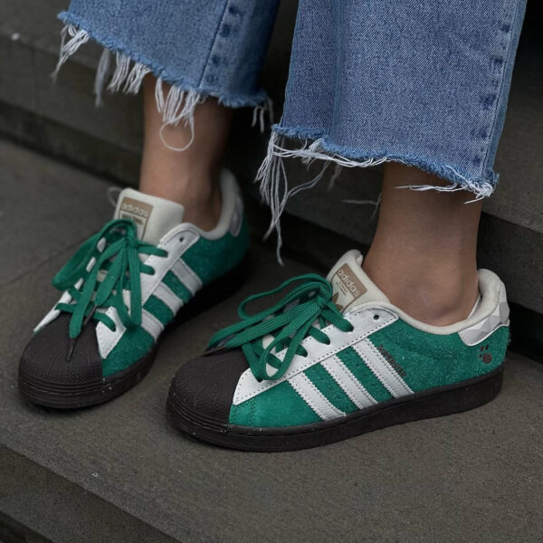 ADIDAS SUPERSTAR GREEN/WHITE