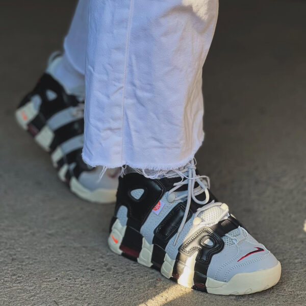 NIKE AIR UPTEMPO GRAY/BLACK